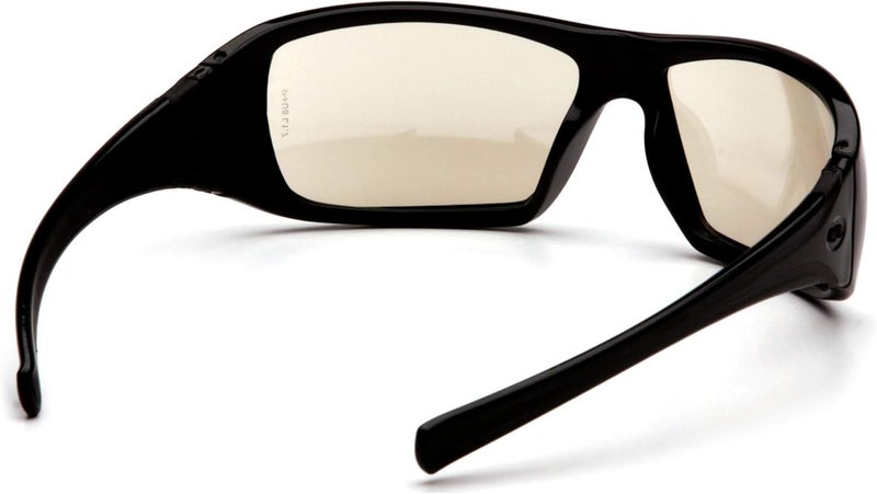 Pyramex Safety Goliath Eyewear with Black Frame and Indoor/Outdoor Mirror Lens - Image 4