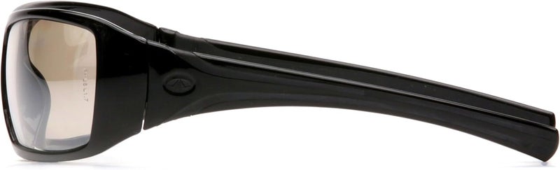 Pyramex Safety Goliath Eyewear with Black Frame and Indoor/Outdoor Mirror Lens - Image 3
