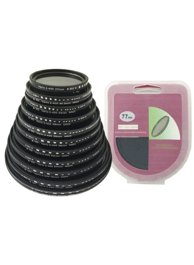 Adjustable Nd2-400 Neutral Density Single Reflex Camera Filter 52/58/62/77/82mm Medium Grey Density Digital Camera Filter-Color:105 Adjustable ND Frame Is Not The Same  - Image 3