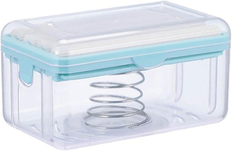 Blue Plastic Soap Dish with Drainage Multifunctional Bathroom Storage Container - Image 2