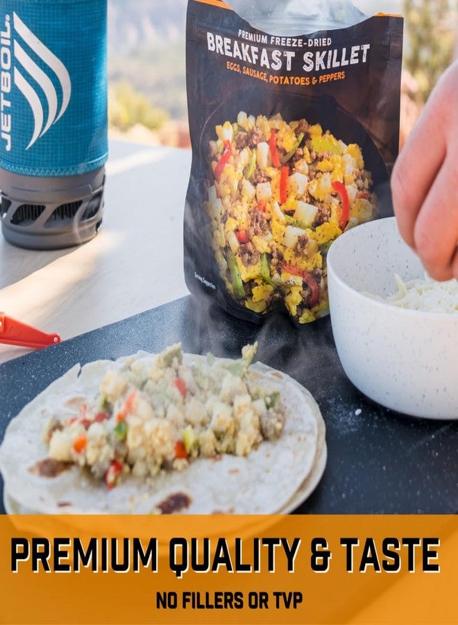 Peak Refuel Breakfast Meals | Freeze Dried Backpacking, Camping & Emergency Prep Food | 2 Servings Pouches (2-Pack, Skillet) - Image 2