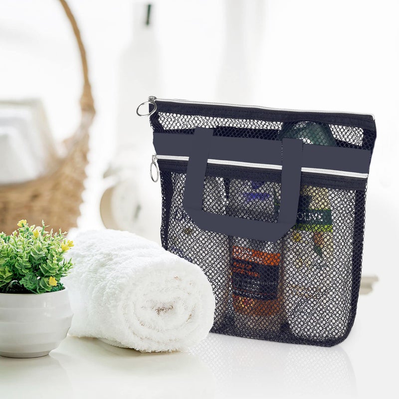 Travel Wash Bag Shower Handbag Transparent Mesh Makeup Bag Storage Bag Travel Wash Bag Beach Bag - Image 5