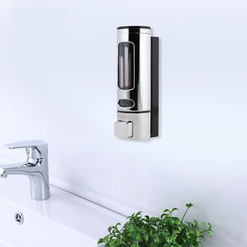 CLINTON موزع سائل الصابون المثبت على الحائط ABS (400 مل كروم) - Image 2