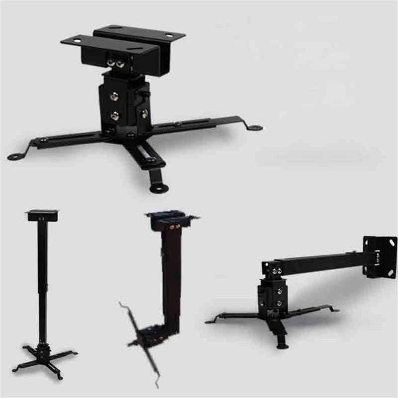 Projector Black Color Projector Ceiling Mount Adjustable 43 to 65cm Roof Bracket for DLP LCD LED Wall Hanger Electronic Equipment for Projection - Image 4