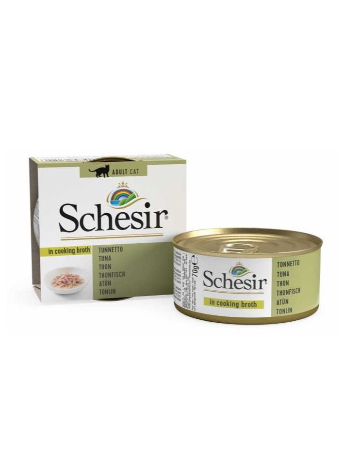 Schesir Cat Can Broth-Wet Food Tuna 70 G - Image 3