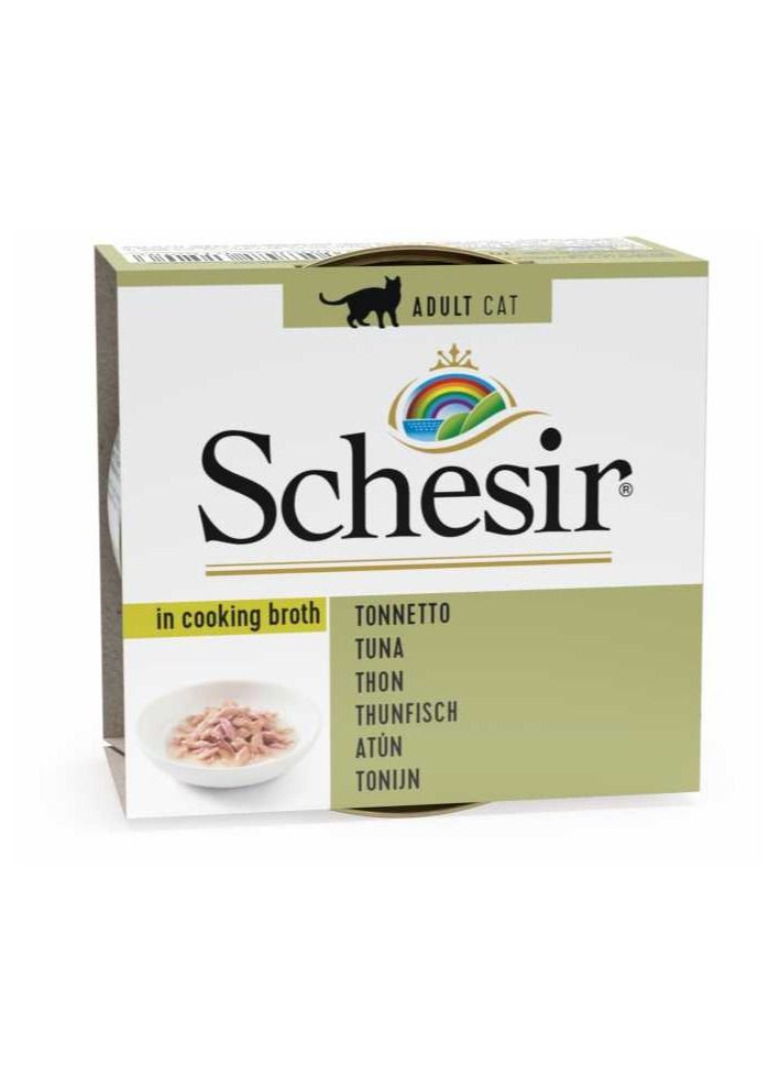Schesir Cat Can Broth-Wet Food Tuna 70 G - Image 1