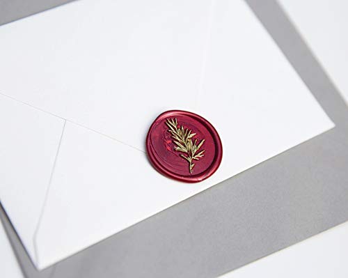 UNIQOOO Mailable Glue Gun Sealing Wax Sticks for Wax Seal Stamp - Metallic Burgundy Wine Red, For Birthday Cards, Wedding Invitations, Envelopes, Snail Mails, Wine Packages, Xmas Gift Ideas, Pack of 8 - Image 5