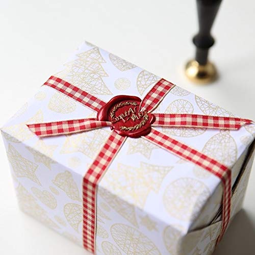 UNIQOOO Mailable Glue Gun Sealing Wax Sticks for Wax Seal Stamp - Metallic Burgundy Wine Red, For Birthday Cards, Wedding Invitations, Envelopes, Snail Mails, Wine Packages, Xmas Gift Ideas, Pack of 8 - Image 3