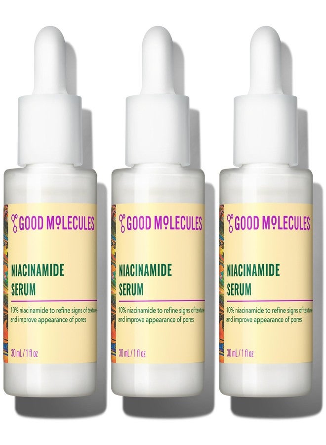 Good Molecules Niacinamide Serum Pack 3 – 30 ml Each (Total 90 ml) | 10% Niacinamide Serum to Target Blemishes, Uneven Skin Tone & Enlarged Pores - Image 1