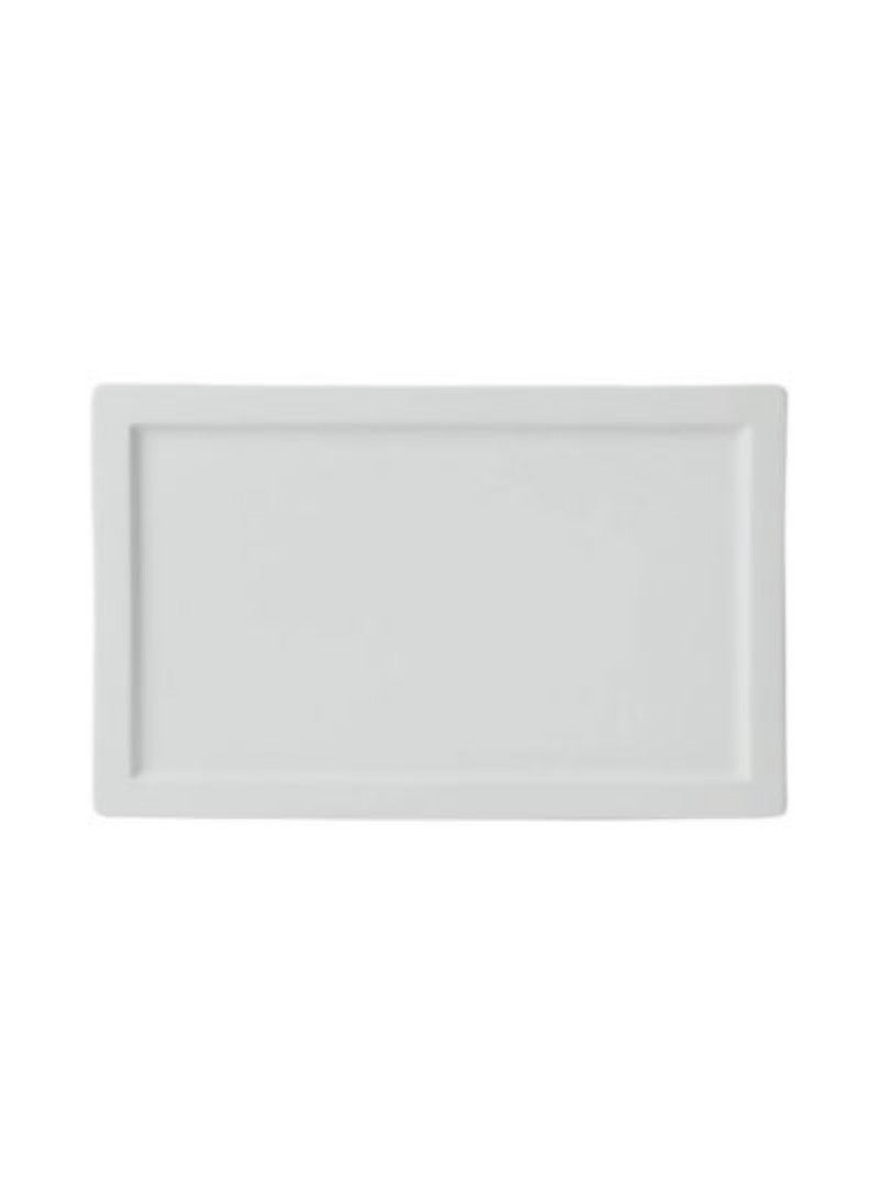 Top Pick Simple Plus Rectangular Rim Plate 15 X 27Cm Short Rim (5 7/8" X 10... 