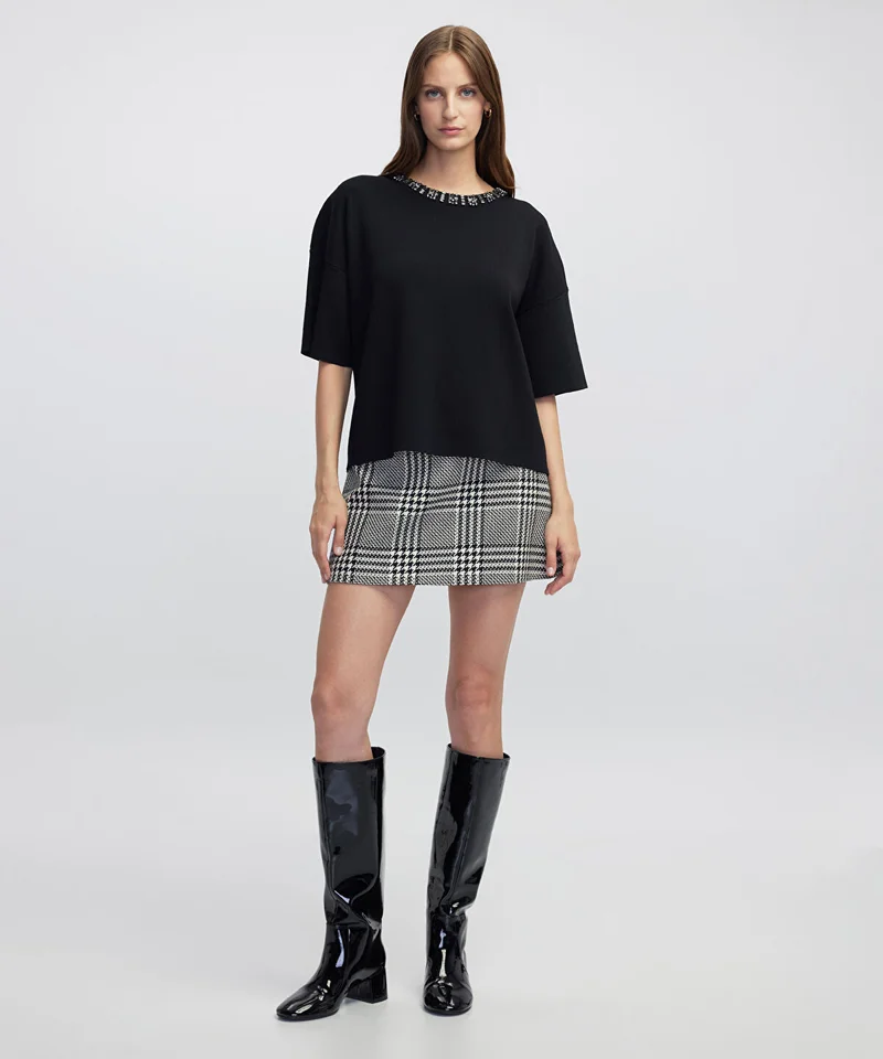 Ipekyol Embellished Knit T-shirt