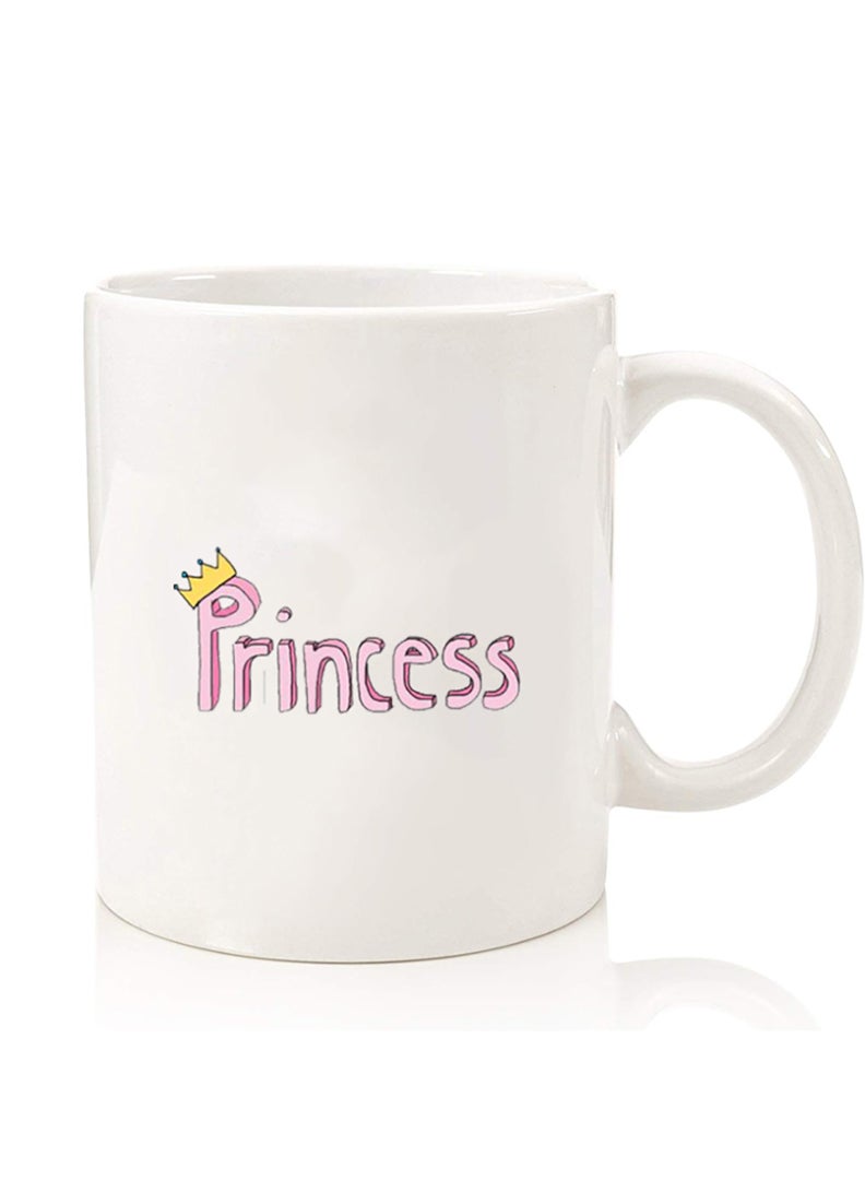 Theodor Premium Quality Two Sided Printed Coffee Mug Tea Cup For Home Office, Kids Men Women Princess - Image 1