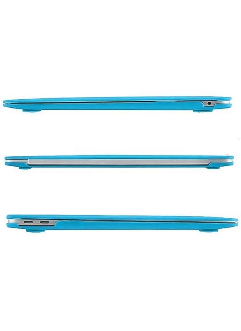 Generic - Matte Style Protective Case Cover For Apple MacBook Air 13.3-Inch Model A2337 M1 Chip /A2179/A1932 Release 2018/2019/2020, Light Blue - Image 1