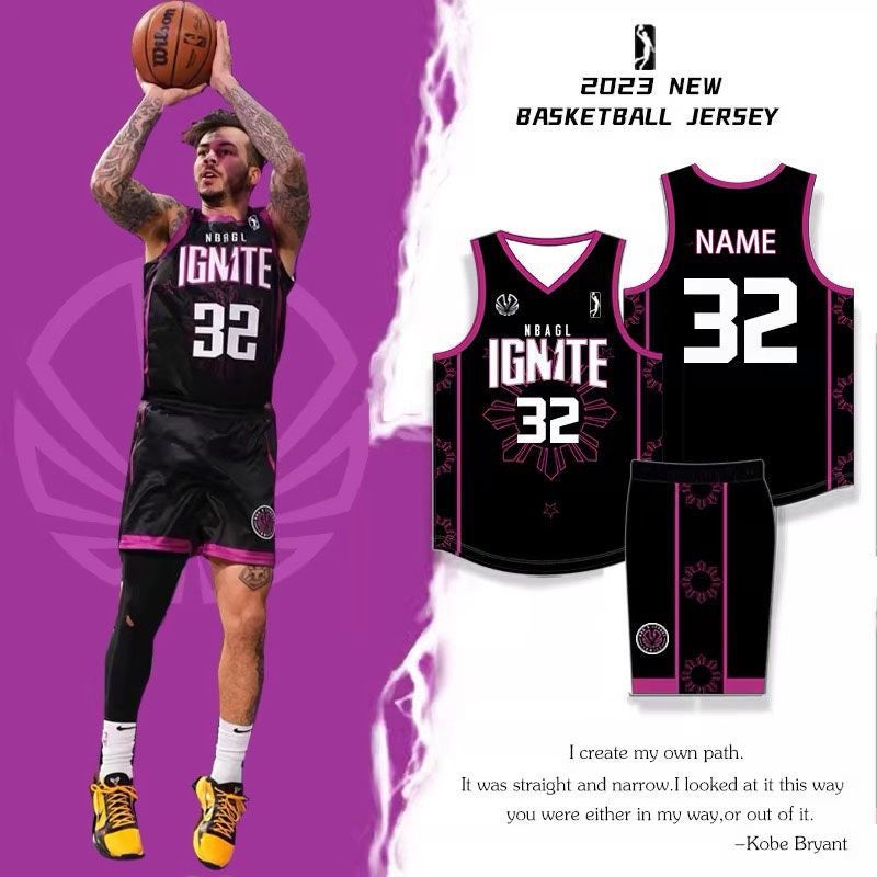 New G League American Basketball Uniform Suit For Male And Female College Students Training Game Team Uniform Printed Quick-Drying Breathable Jersey - Image 1