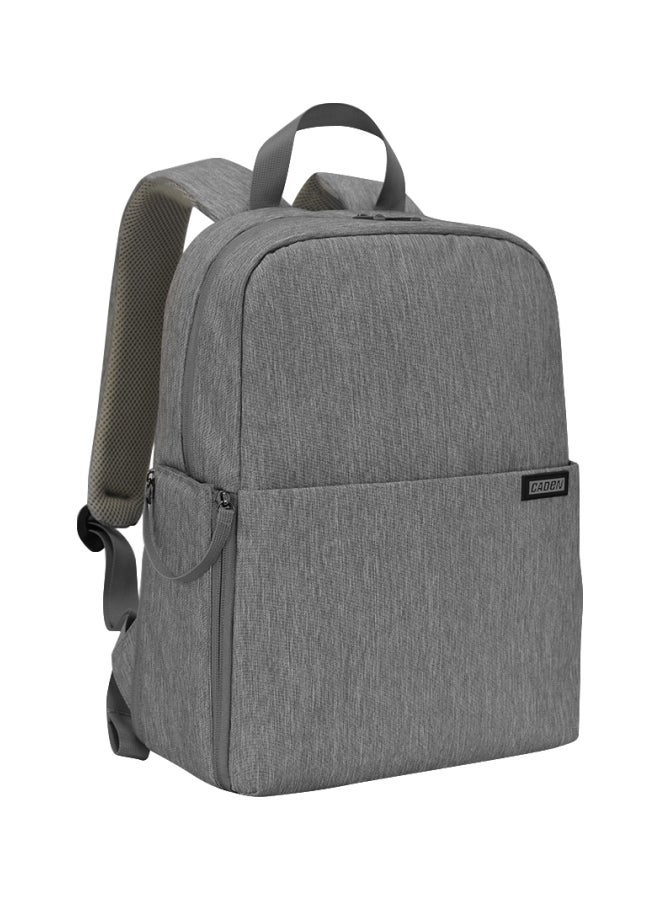 NIBEMINENT Waterproof DSLR Camera Backpack Grey - Image 1