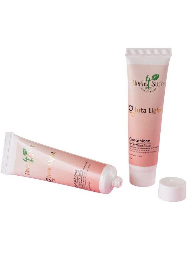 HERBS 4 SURE - Glutathione Light Skin Whitening & Brightening Pigmentation Cream Face Cream For All Skin Types - Image 1