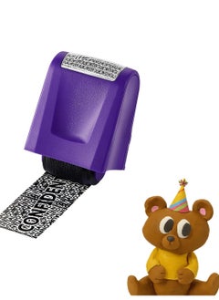 Generic 1 pcs Identity Theft Prevention Stamp Guard Your ID Stamp Roller Stamp Wide Rolling Security Stamp  - Image 1