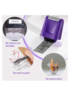 Generic 1 pcs Identity Theft Prevention Stamp Guard Your ID Stamp Roller Stamp Wide Rolling Security Stamp  - Image 4