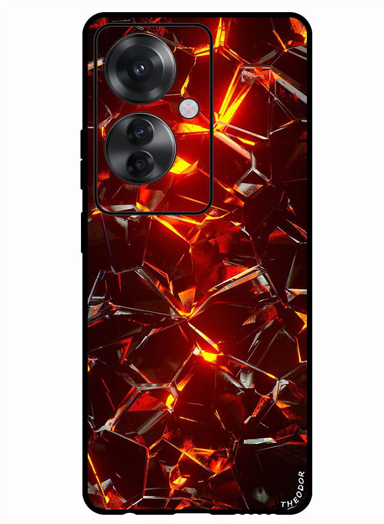 Theodor Protective Case Anti Scratch Shock Proof Bumper Cover For Oppo F25 Pro Abstract 7 - Image 1