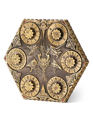 Banloga DD Dice Set7PCS Metal Dice for Dungeons and DragonsMini Dice Set with Pocket Watch CaseRole Playing Board Games Accessories Dragon GoldS - Image 1