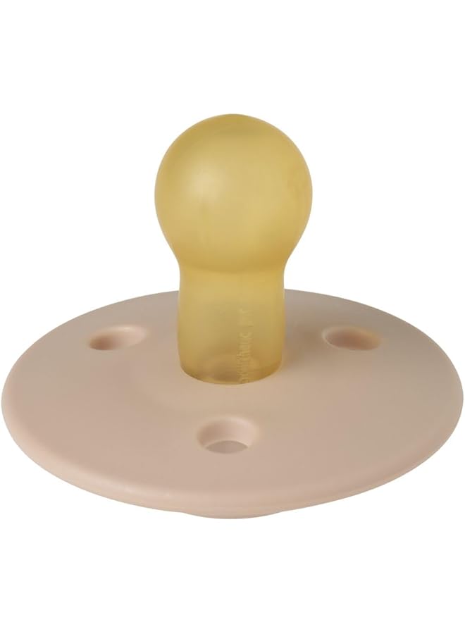 Mininor Round Pacifier Latex 0M Soft Rabbit