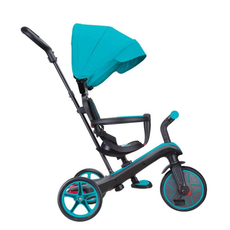 Globber Explorer Foldable 4-in-1 Convertible Trike (Mint Green/Black)