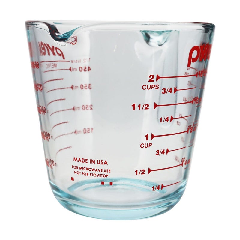 PYREX كوب قياس زجاجي بايركس بريب وير سعة 2 كوب - Image 1