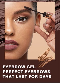LANGMANNI Waterproof 24 Hours Eyebrow Gel 01, Can Be Applied Directly Onto The Brow Hairs As Well As The Skin, Blended For a Natural-Looking Finish, Suitable For Sparse or Light-Colored Eyebrows  - Image 5