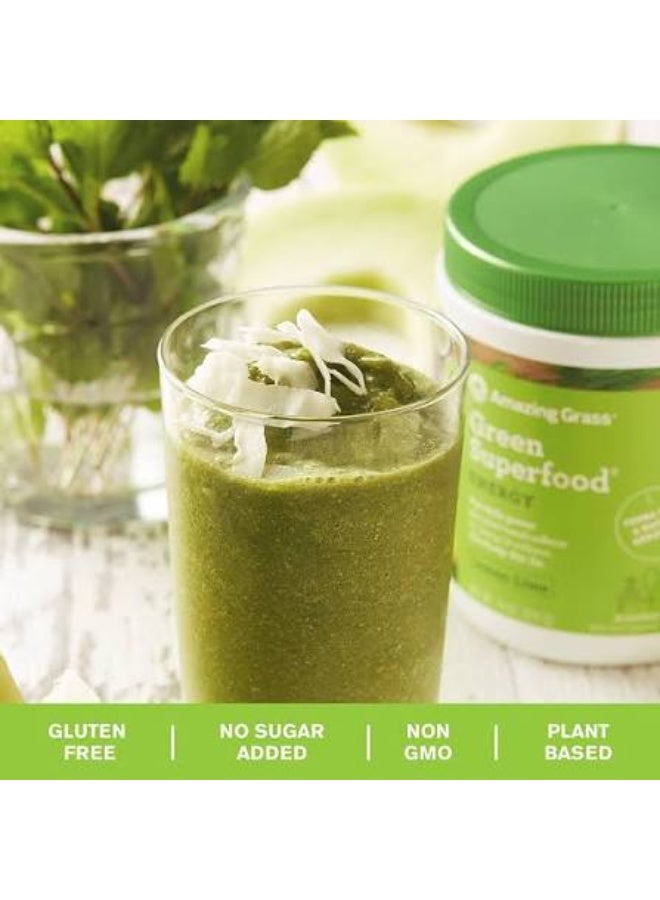 Amazing Grass, Greens Blend, Energy, Lemon-Lime, 700 g - Image 2
