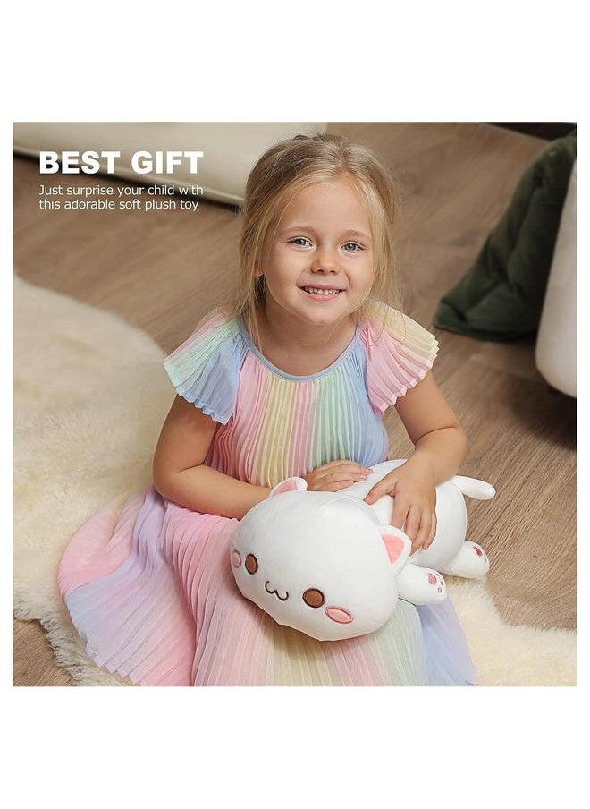 Cute Kitten Stuffed Animal Plush Toy (White, 12 inches)  - Image 4