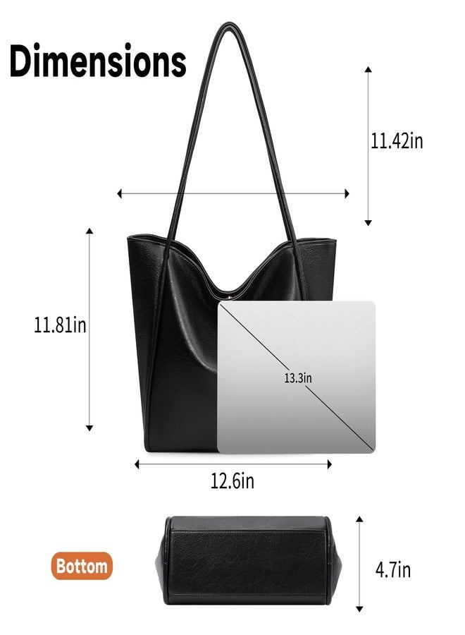 FALAN MULE Tote Bag for Women PU Leather Purses and Handbags Big Capacity Ladies Shoulder Bag - Image 3