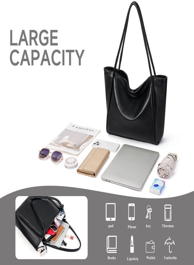 FALAN MULE Tote Bag for Women PU Leather Purses and Handbags Big Capacity Ladies Shoulder Bag - Image 4