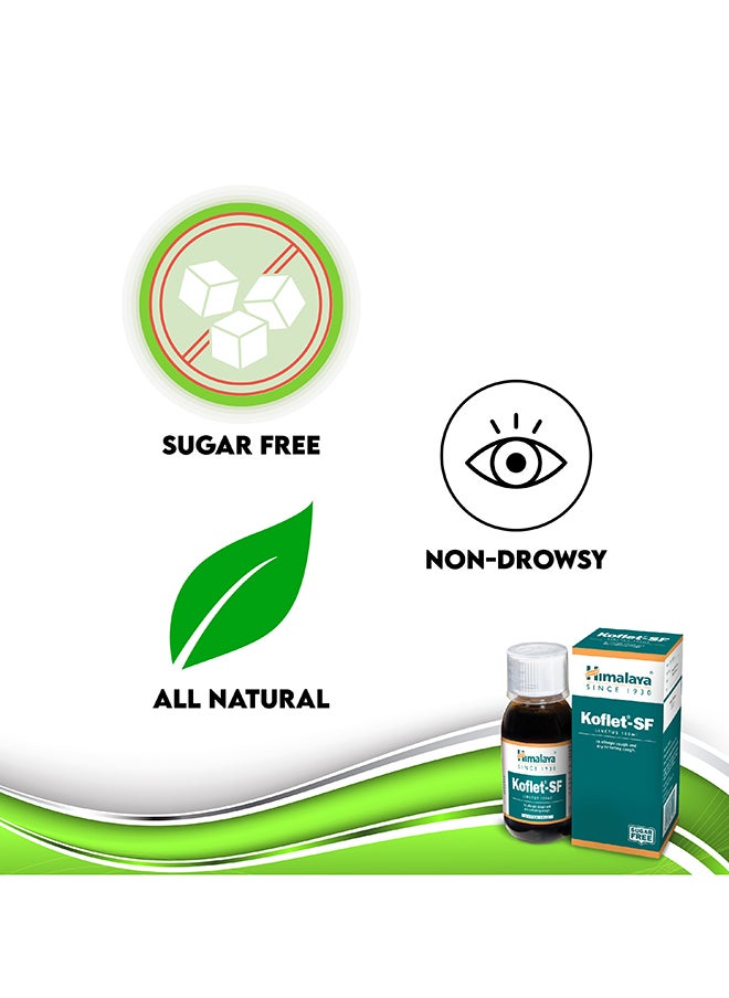 Himalaya Koflet Sf 100 Ml Sugar Free Cough Syrup , Natural & Nondrowsy  - Image 3