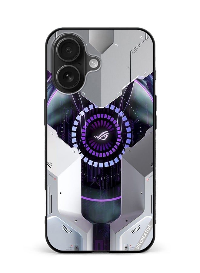 VR CREATIVE Protective Case Cover For Apple iPhone 16 Republic Of Gamers Logo Design Multicolour