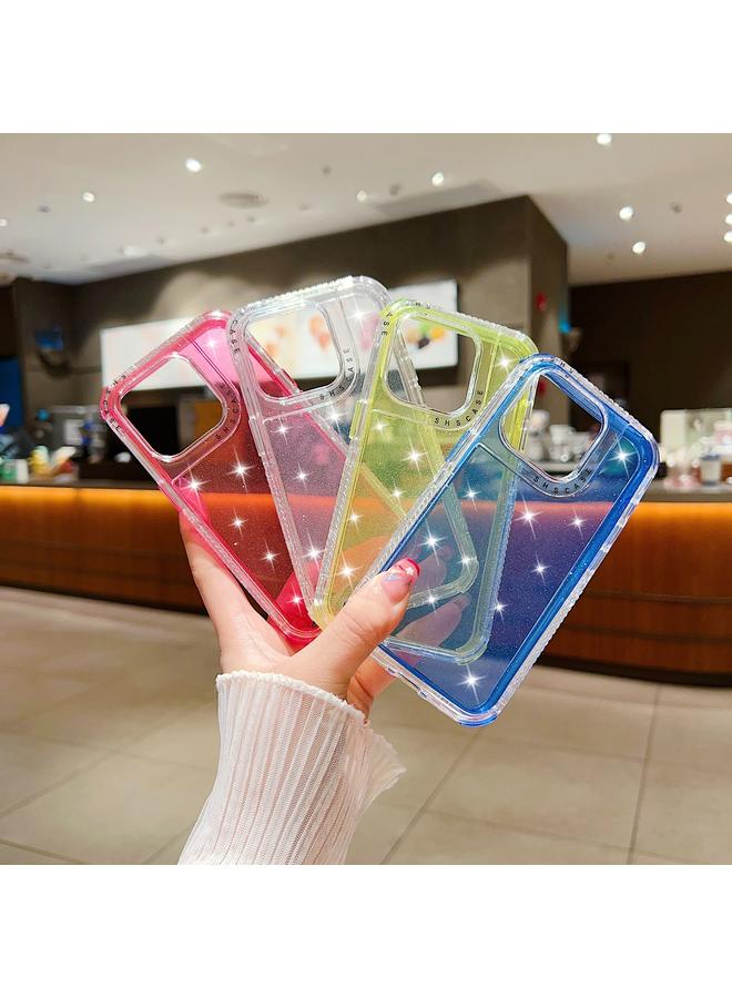 S-TOP Case For iPhone 15 Pro Max Glitter Powder 3-in-1 TPU + PC Phone Case - Image 2