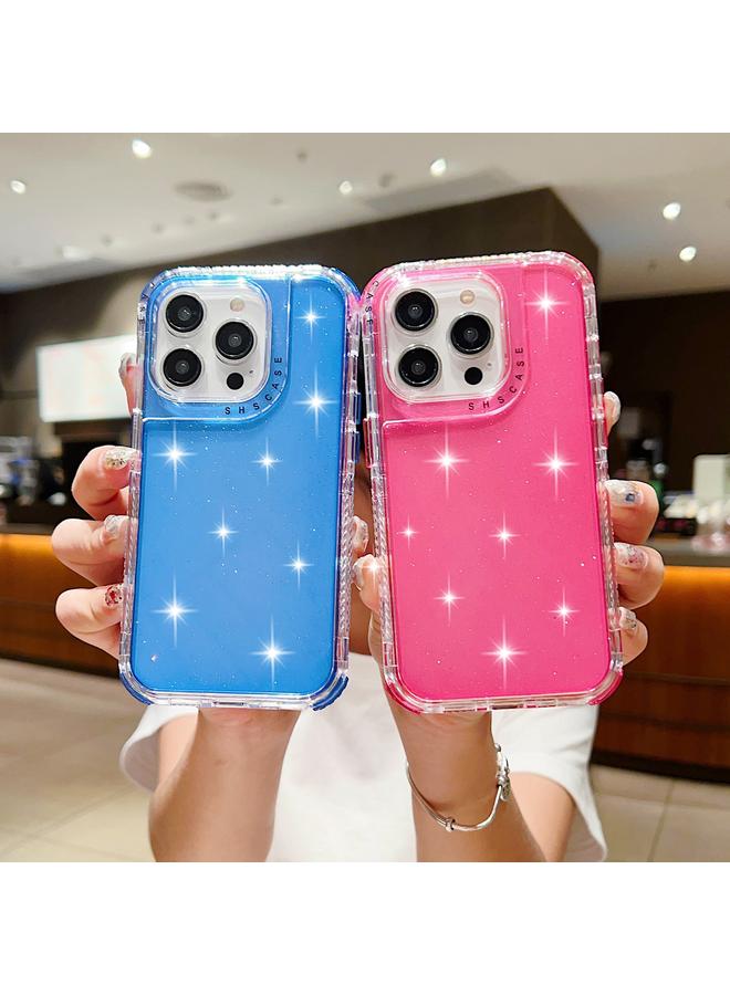 S-TOP Case For iPhone 15 Pro Max Glitter Powder 3-in-1 TPU + PC Phone Case - Image 3