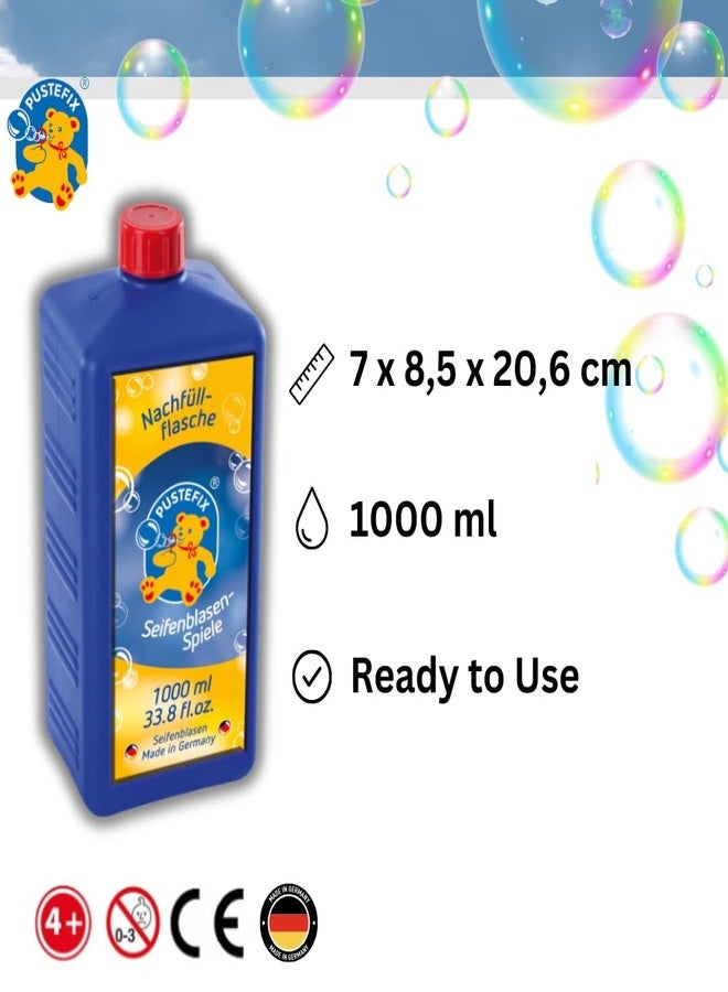 PUSTEFIX 33.8 oz Refill Bottle of Pustefix Liquid Bubble Blowing Soap Solution, 1000ml - Image 2