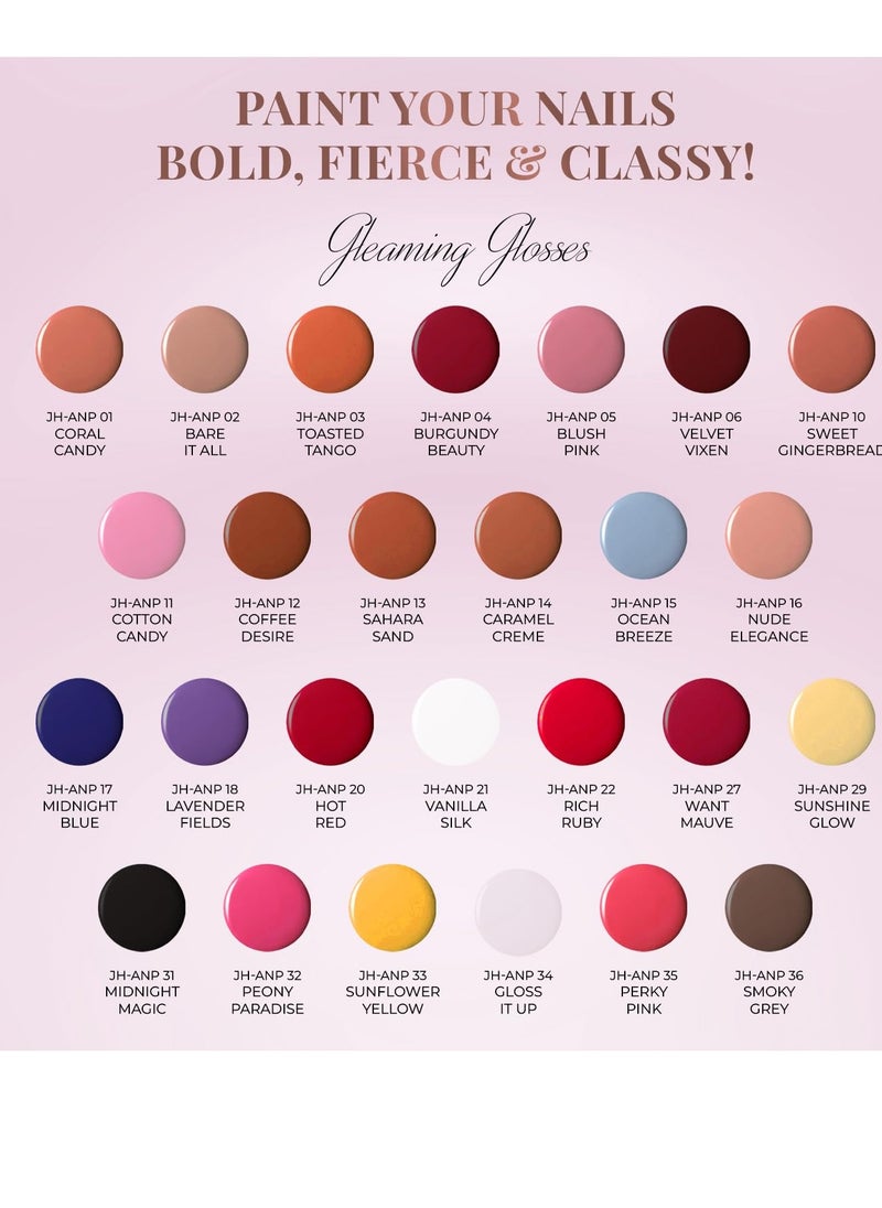 Just Herbs Just Herbs Nail Polish 12 COLOUR Caramel Creme  - Image 2