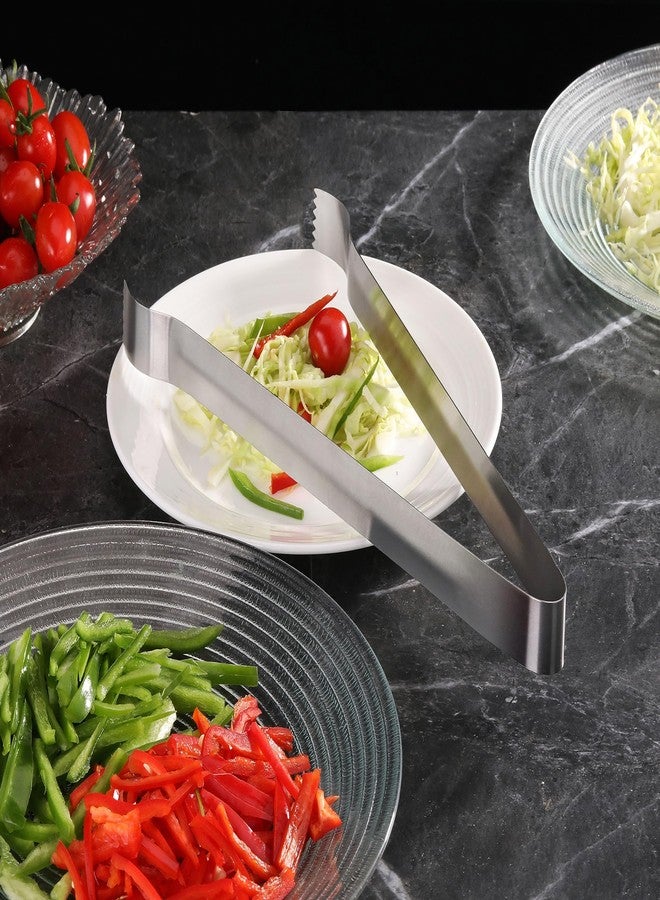 نيو ستار فود سيرفيس ملقط بوم تونغ عالي الجودة من نيو ستار فود سيرفيس، رقم الموديل 42283، مصنوع من الفولاذ المقاوم للصدأ، طوله 12 بوصة، طقم من 6 قطع، فضي اللون - Image 5