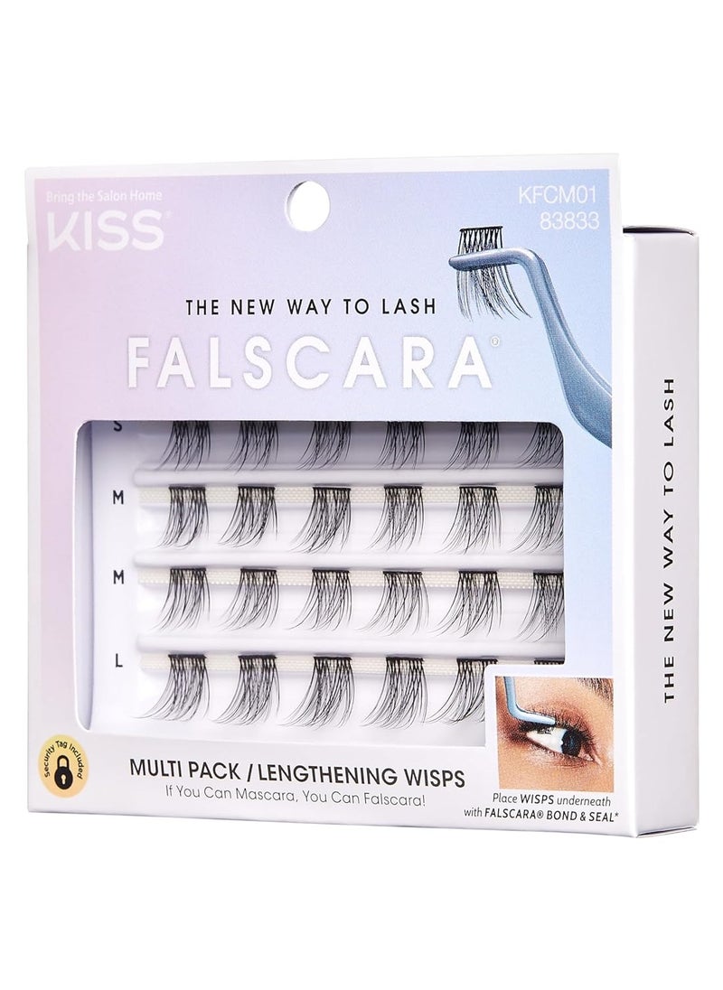 KISS - Falscara Eyelash Lengthening Wisps 24 Count - Image 1