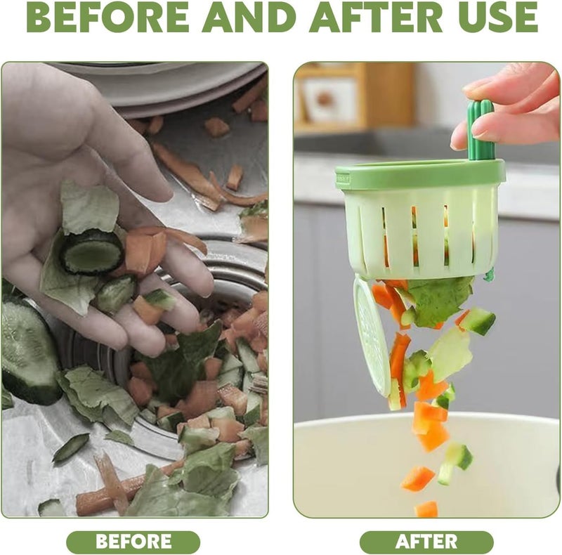 ALERIP Plastic Cactus Kitchen Sink Drain Strainer, Press-to-Dump Automatic Lifting Filter, Sink Strainer Basket, Kitchen Waste Collector Filter, Easy to Clean & Use Food Slag Drain Stopper. - Image 4