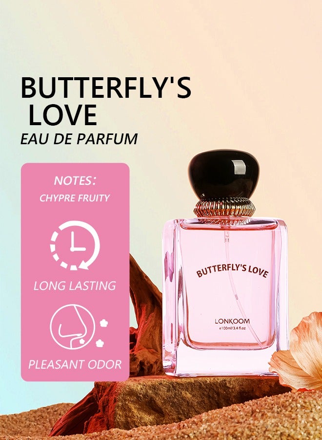 LONKOOM Butterfly's Love EDT For Men 100ML - Image 1