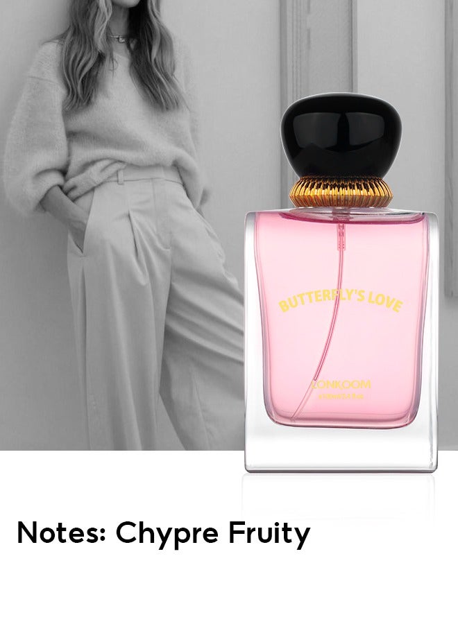 LONKOOM Butterfly's Love EDT For Men 100ML - Image 5