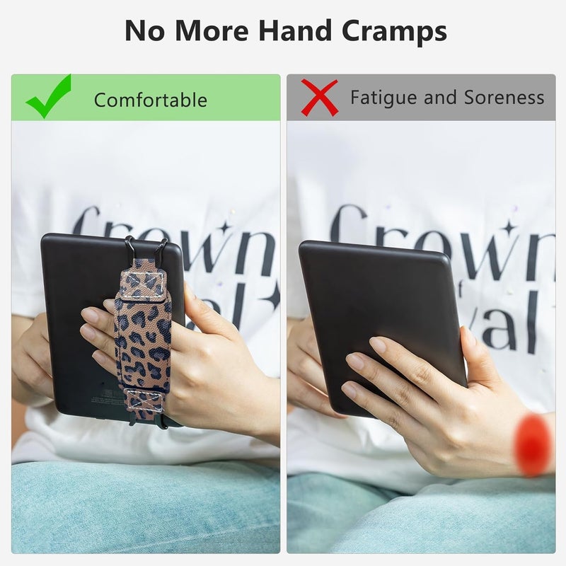 Universals PU Hand Grip for 6-8inch Tablets Nonslip Ergonomic Comfortable Long Use Ergonomic Tablet Holder - Image 5