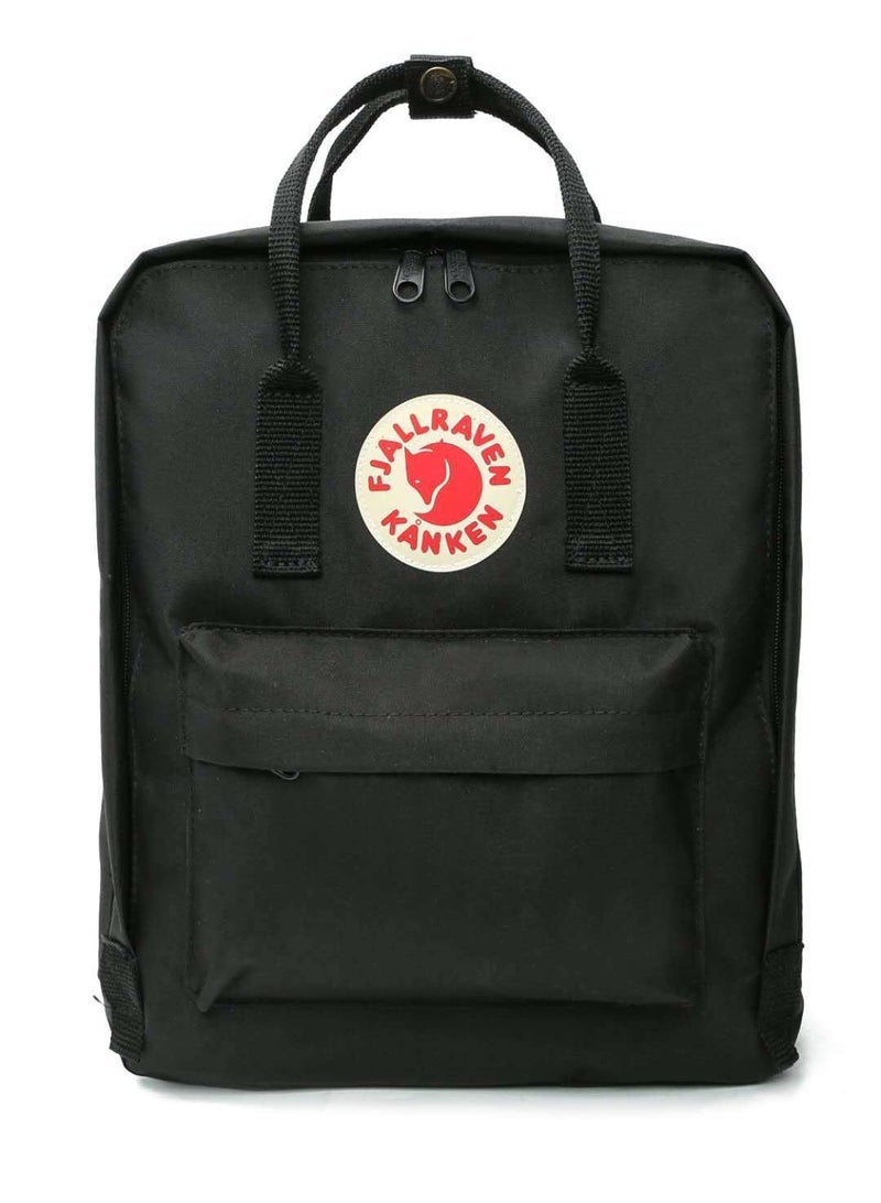 Large Capacity Backpack Lightweight Casual Bags Classic Student Schoolbags For Unisex Black 20L