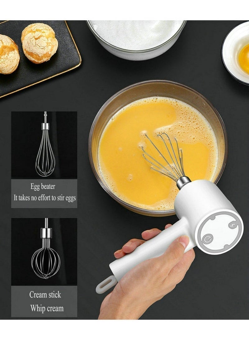 Wireless portable electric meat grinder, garlic crusher, garlic puree maker, multi-functional meat grinder, garlic paste maker, double-rod egg beater - Image 5