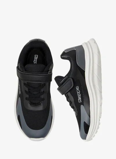 Kappa Boys' Panelled Sports Shoes with Hook and Loop Closure