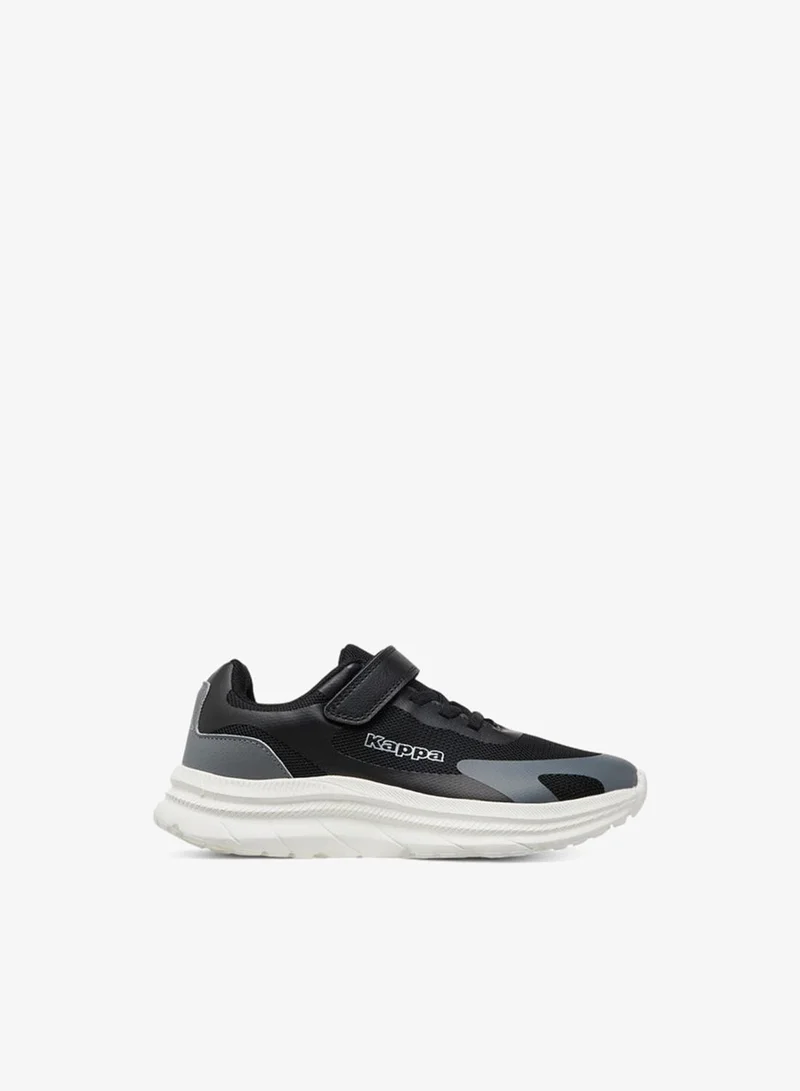 Kappa Boys' Panelled Sports Shoes with Hook and Loop Closure