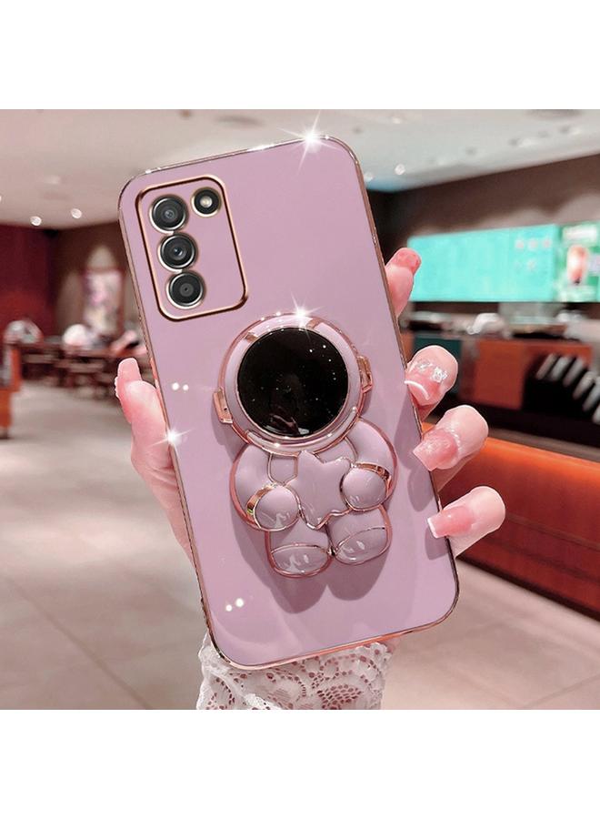 S-TOP Case For Samsung Galaxy S20 Embrace Stars Electroplating Astronaut Holder Phone Case - Image 1