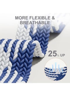 Getino 10 Pack Braided Stretchy Compatible with Apple Watch Band Women 38mm 40mm 41mm 42mm 44mm 45mm 46mm 49mm, Sport Nylon Elastic Solo Loop iWatch Strap Men for iWatch Ultra 2 SE Series 10 9 8 7 6 5  - Image 4